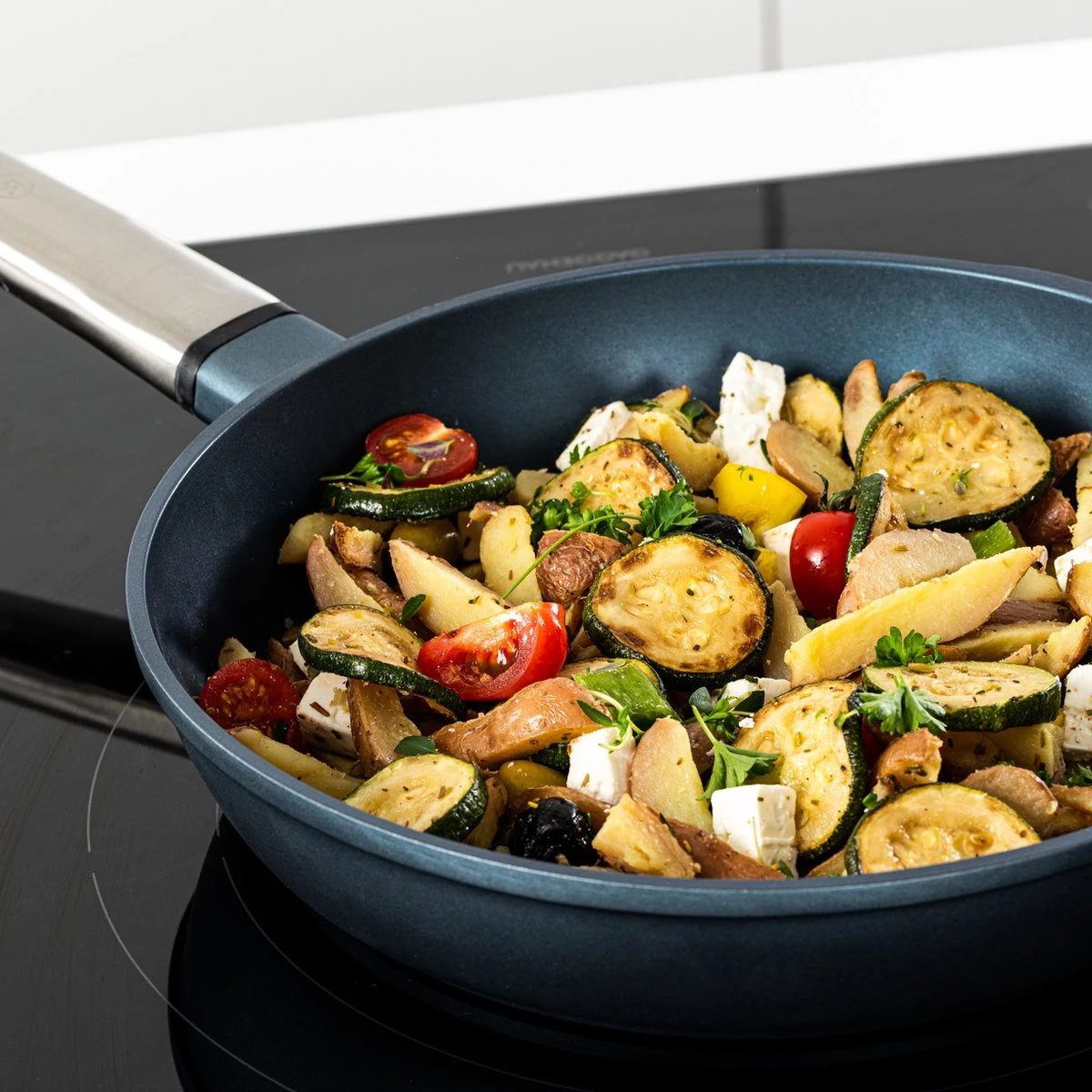 Westinghouse Koekenpannenset Performance - ø 24 En 28 Cm - Blauw - Inductie En Alle Andere Warmtebronnen - Afbeelding 5