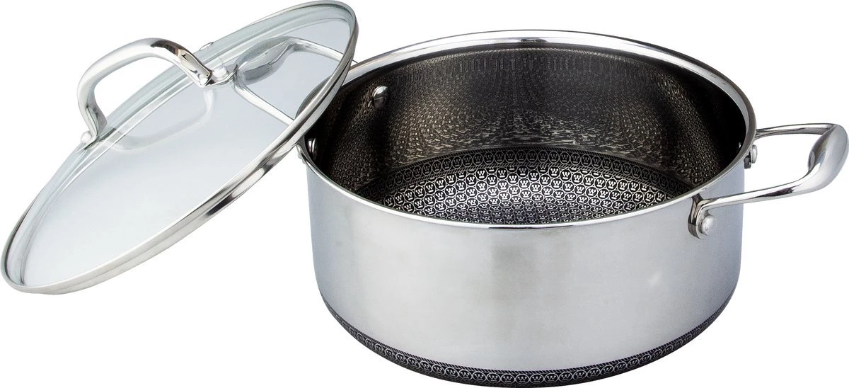 Westinghouse Pannenset Black Signature (Kookpan ø 24 Cm + Steelpan ø 20 Cm) - Inductie En Alle Andere Warmtebronnen - Afbeelding 7
