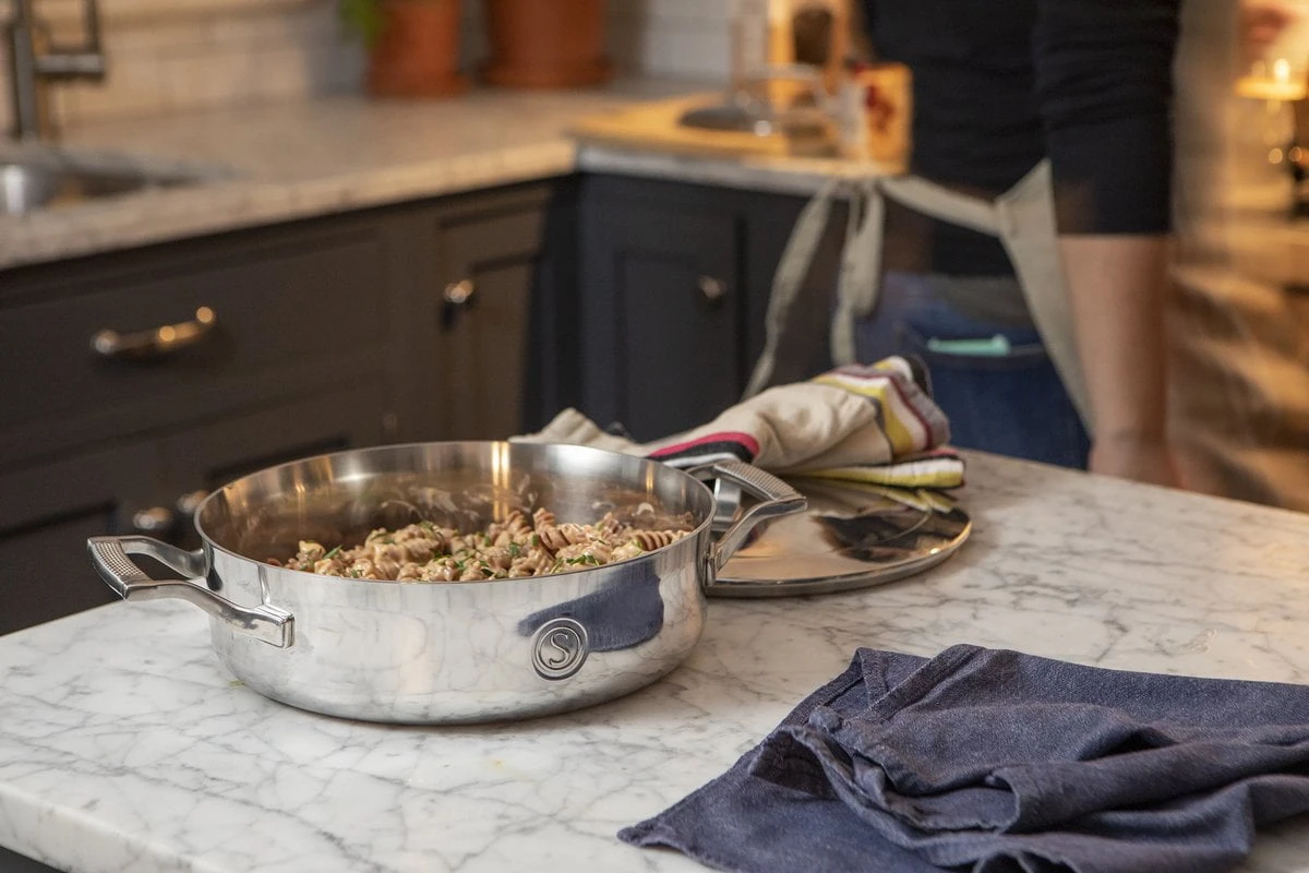 Saveur Selects Hapjespan Voyage - TriPly RVS - ø 25 Cm - Zonder Anti-aanbaklaag - Afbeelding 2