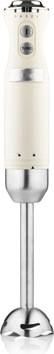 Westinghouse Retro Waterkoker + Broodrooster 2 Sleuven + Staafmixer - Wit - Afbeelding 4