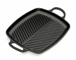 Le Creuset Grillplaat Signature - Mat Zwart - 30 X 27 Cm