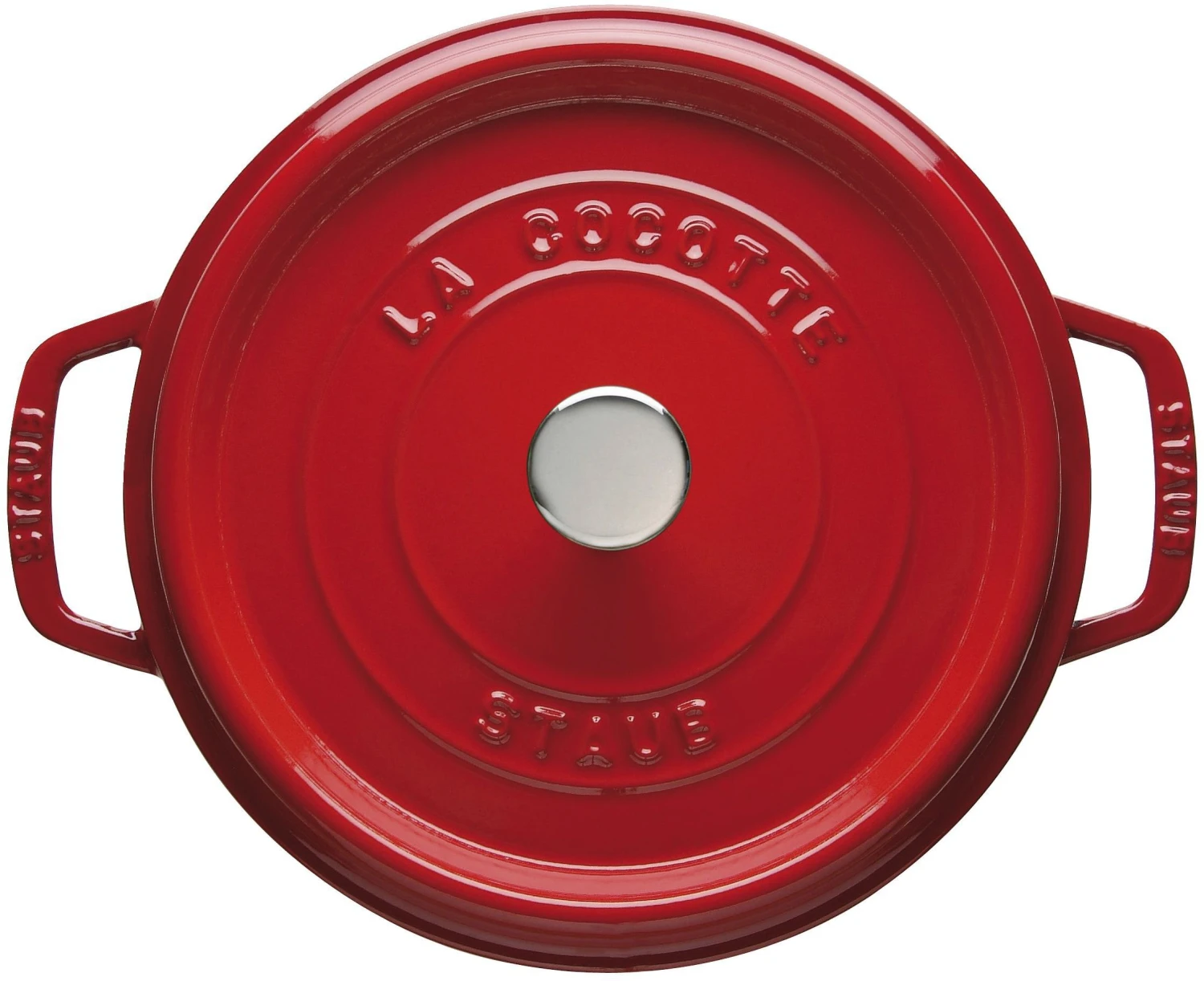 Staub Braadpan / Cocotte - Kersenrood - ø 28 Cm / 6.7 Liter - Afbeelding 2