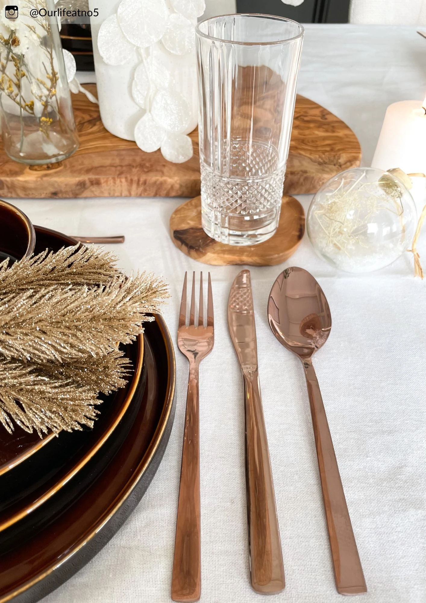 Sareva Bestekset - Koper - 4-delig - Afbeelding 4