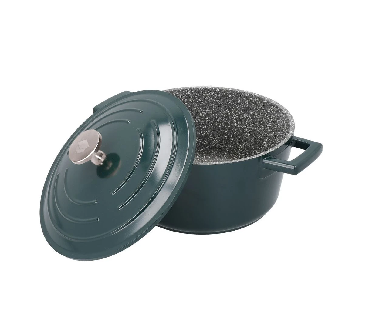 MasterClass Braadpan - Hunter Green - ø 20 Cm / 2.5 Liter - Standaard Anti-aanbaklaag - Afbeelding 2