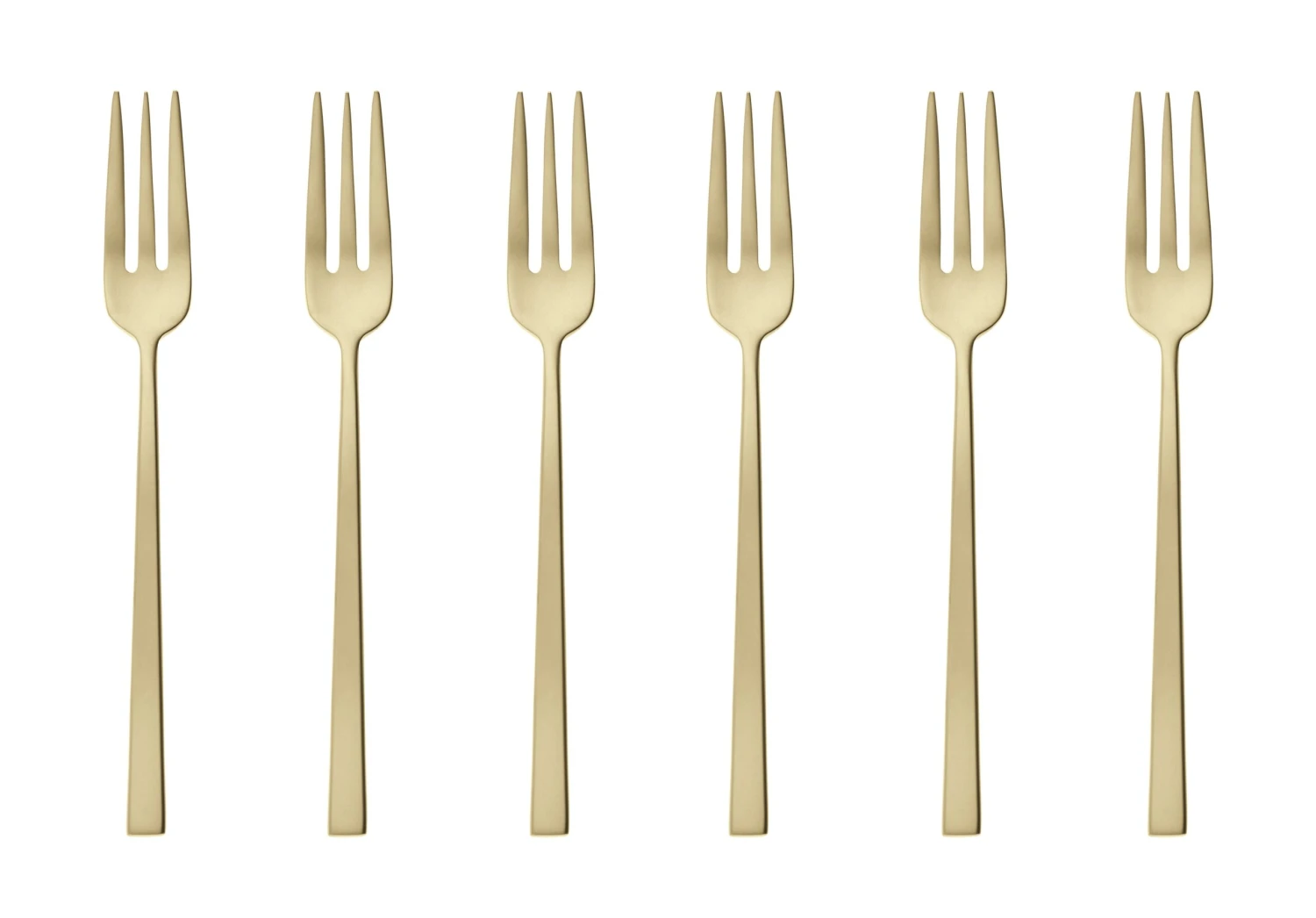 Sambonet Gebaksvorkjes Rock Champagne 6 Stuks