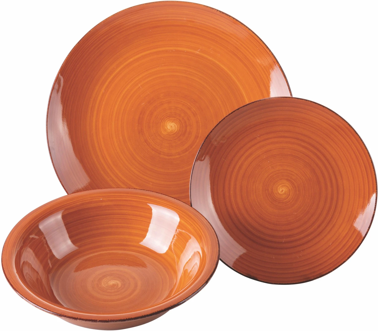 Villa D'Este Serviesset Baita - Chocolate - 12-delig / 4 Personen - Afbeelding 4