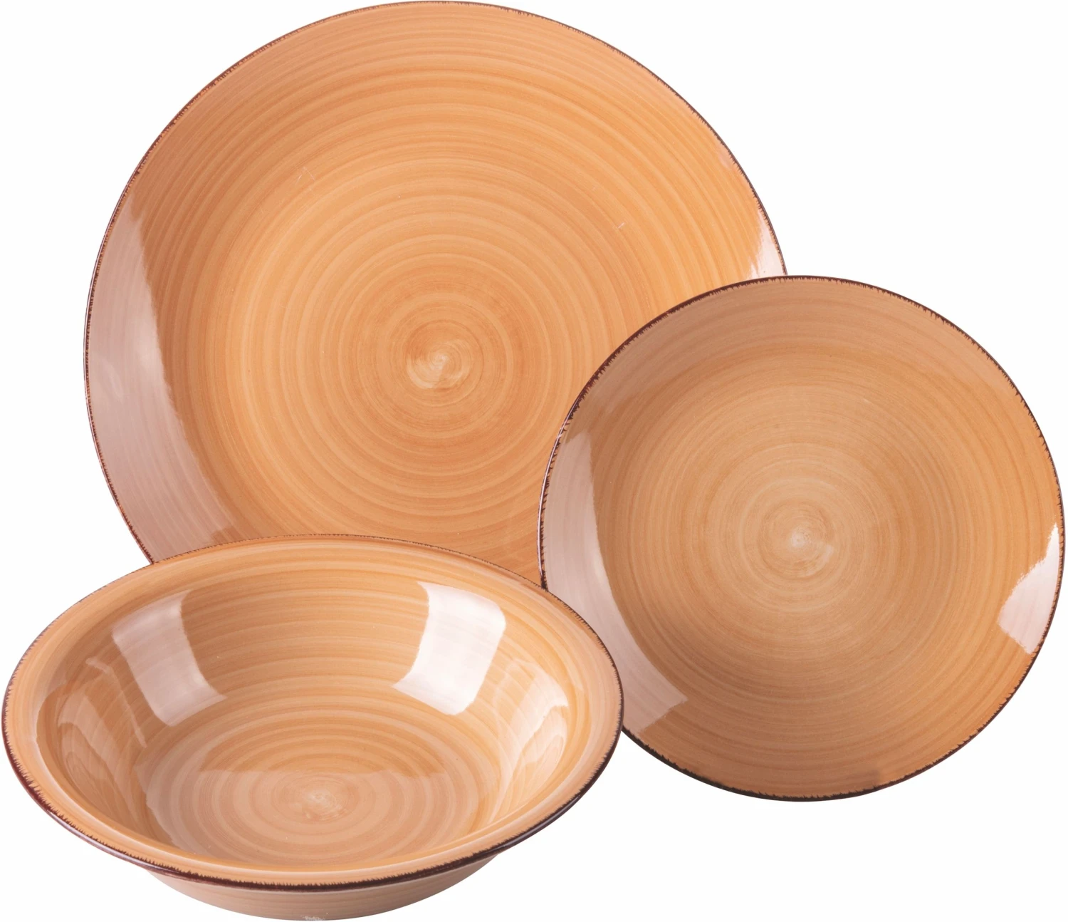 Villa D'Este Serviesset Baita - Chocolate - 12-delig / 4 Personen - Afbeelding 5