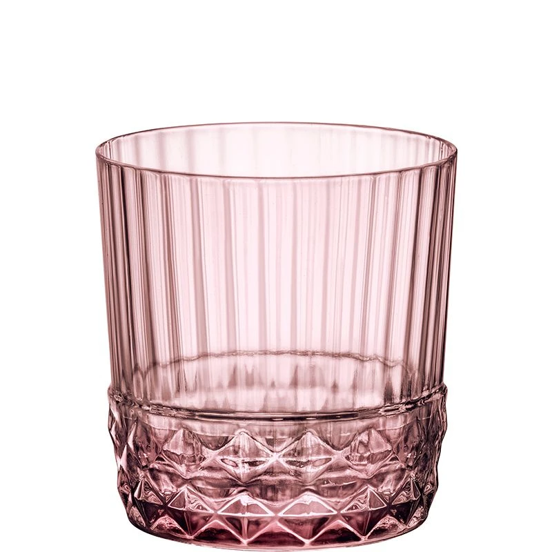 Bormioli Rocco Cocktailglazen / Whiskey Glazen / Waterglazen America 20's - Lilac Rose - 370 Ml - 6 Stuks - Afbeelding 2