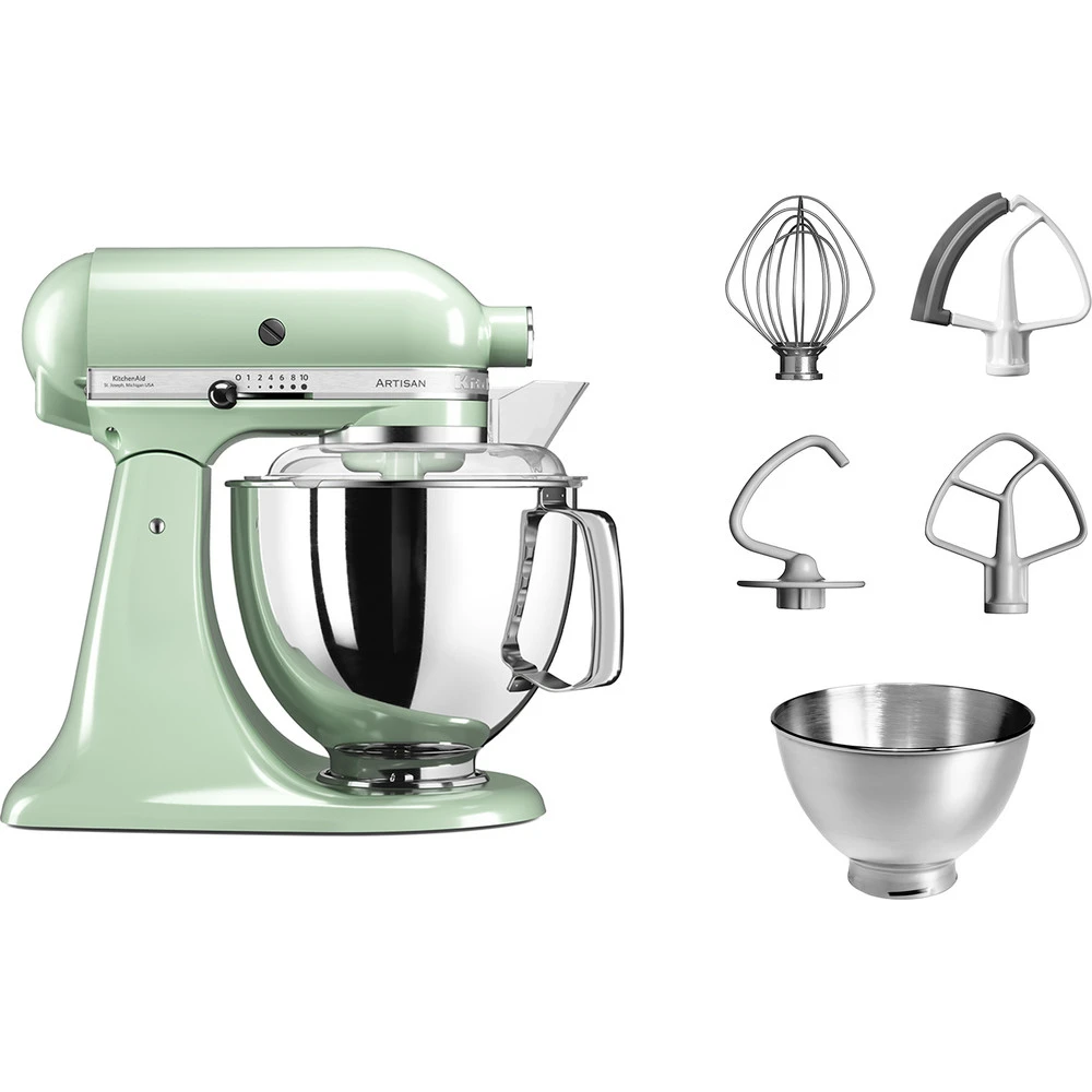 KitchenAid Keukenmachine Artisan - Kantelbare Kop - Pistache - 4.8 Liter - 5KSM175PSEPT - Afbeelding 2