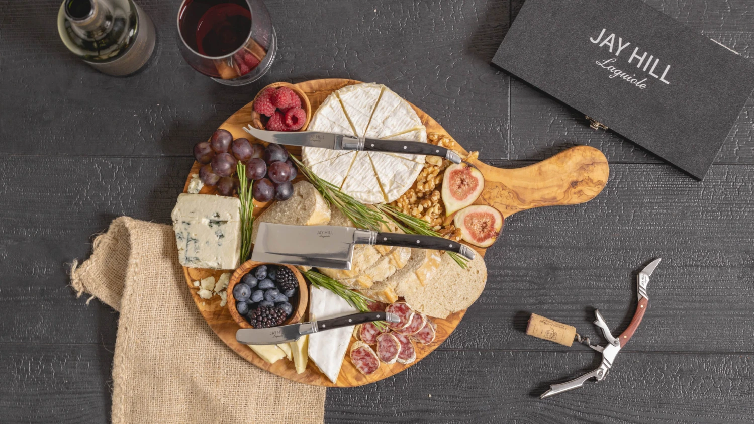 Jay Hill Kurkentrekker / Kelnersmes Laguiole - Rozenhout - Afbeelding 3