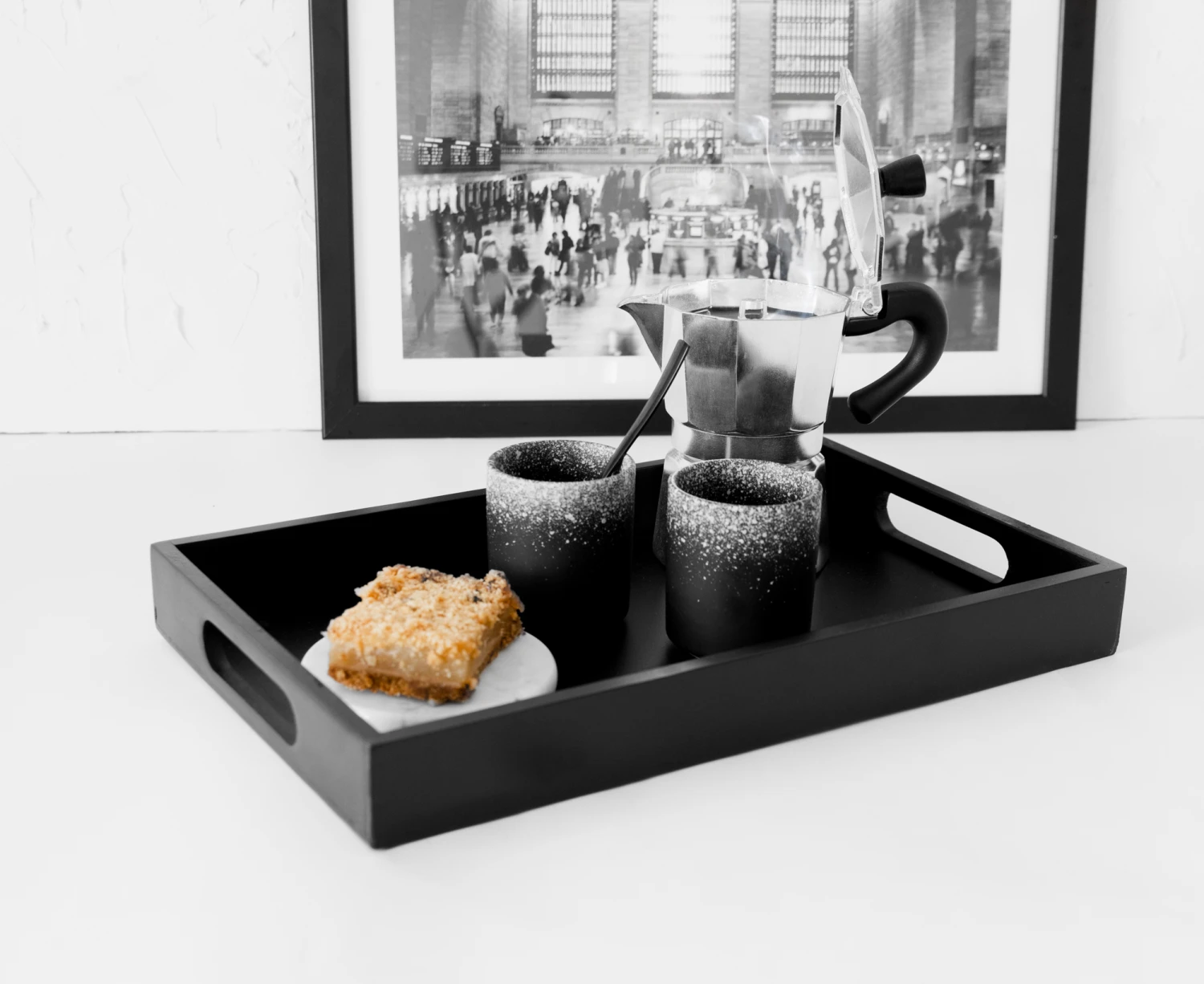 Jay Hill Dienblad Acacia Zwart 35 X 22 Cm - Afbeelding 2