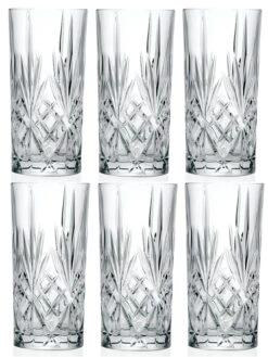 Cookinglife Longdrinkglazen Moy - 360 Ml - 6 Stuks