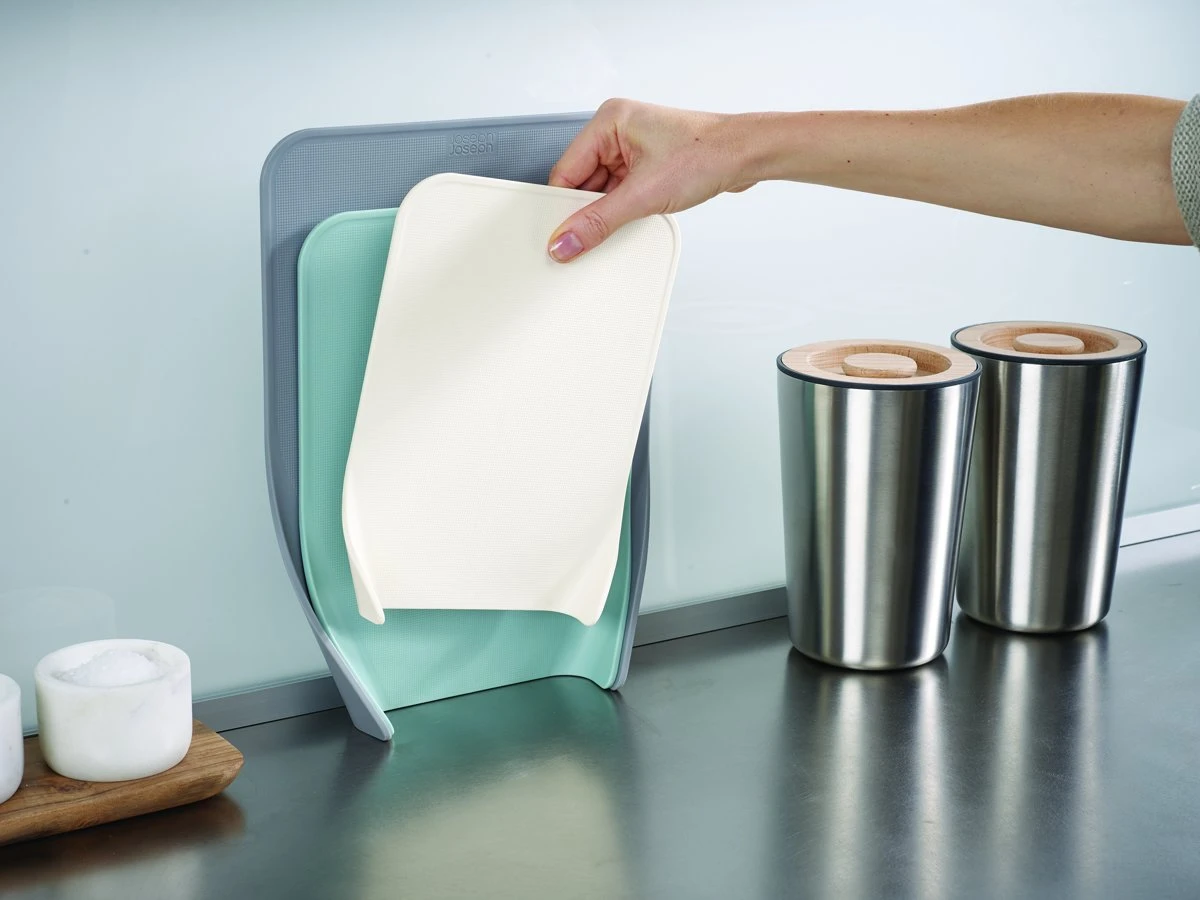 Joseph Joseph Snijplankenset - Nest Chop - Blauw - 3-Delig - Afbeelding 2