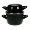 Cosy & Trendy Mosselpan - Zwart - ø 12 Cm / 900 Ml