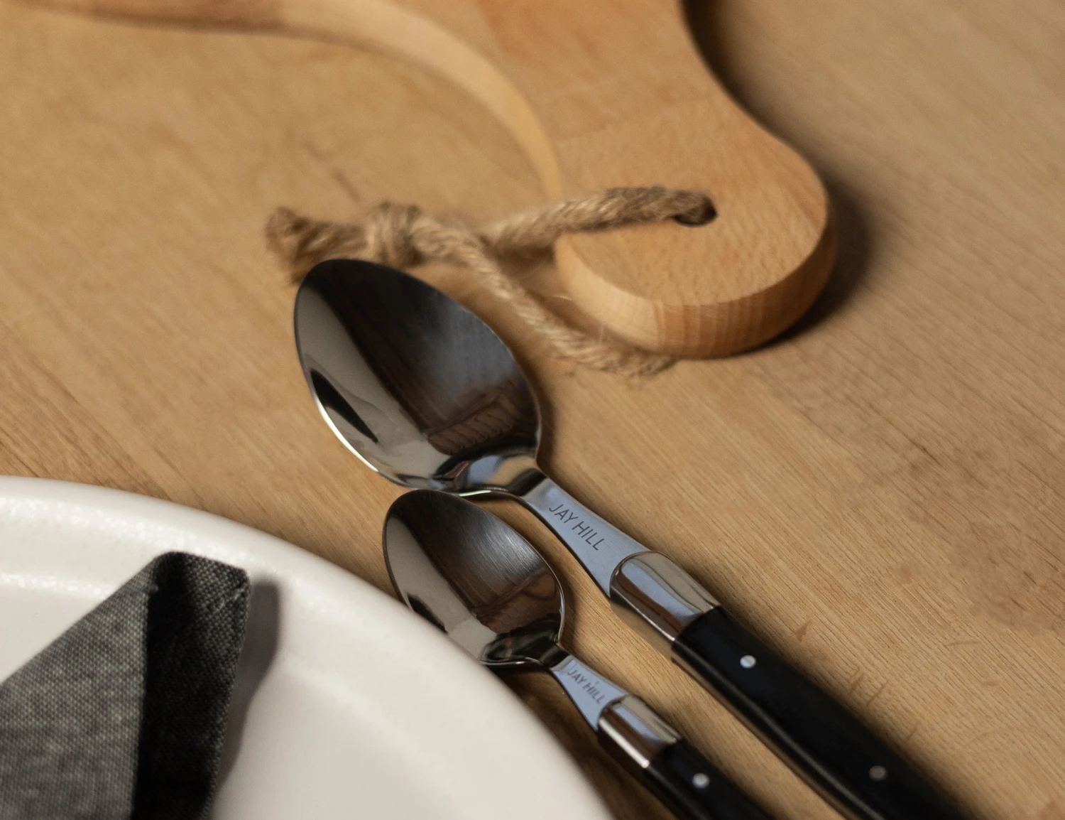 Jay Hill Bestekset Laguiole - Zwart - 24 Delig / 6 Personen - Afbeelding 4