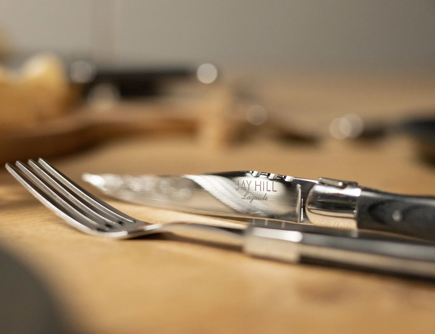Jay Hill Bestekset Laguiole - Zwart - 24 Delig / 6 Personen - Afbeelding 2