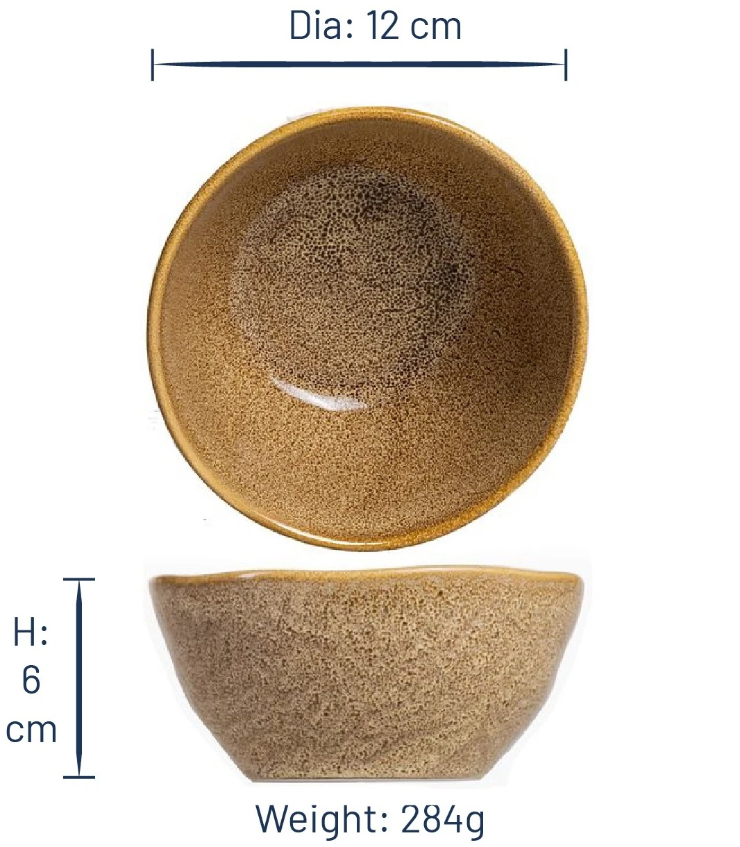 Jay Hill Serviesset Alderney - 16-delig / 4 Personen - Bruin/Geel - Afbeelding 11