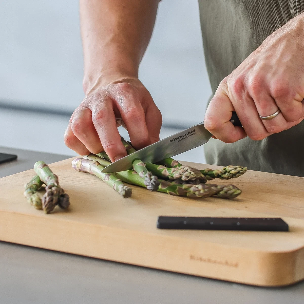 KitchenAid Officemes Gourmet 12 Cm + Gratis Mesbeschermer - Afbeelding 4