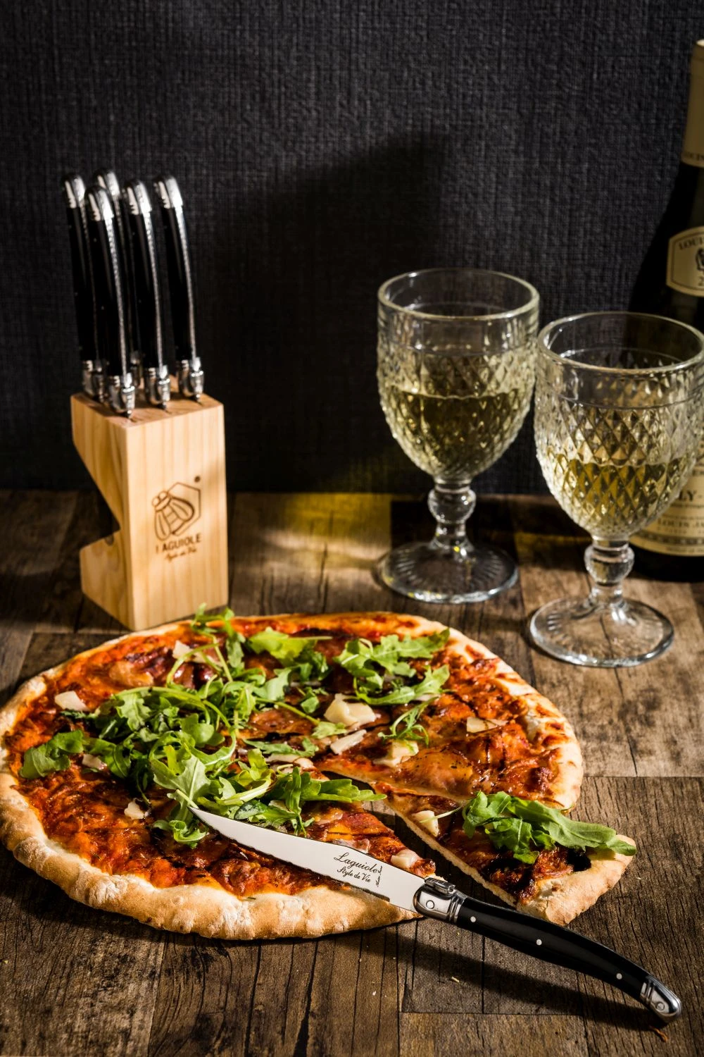 Laguiole Style De Vie Steakmessen Premium Line Zwart 6 Stuks - Afbeelding 6