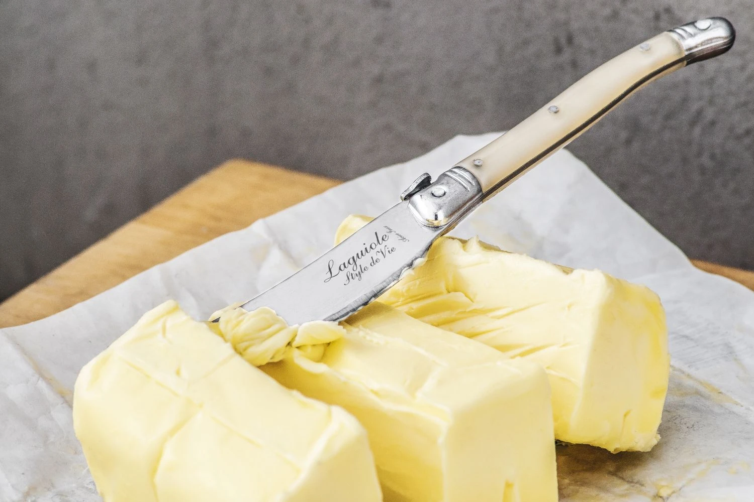 Laguiole Style De Vie Botermessen Parelmoer - 4 Stuks - Afbeelding 4