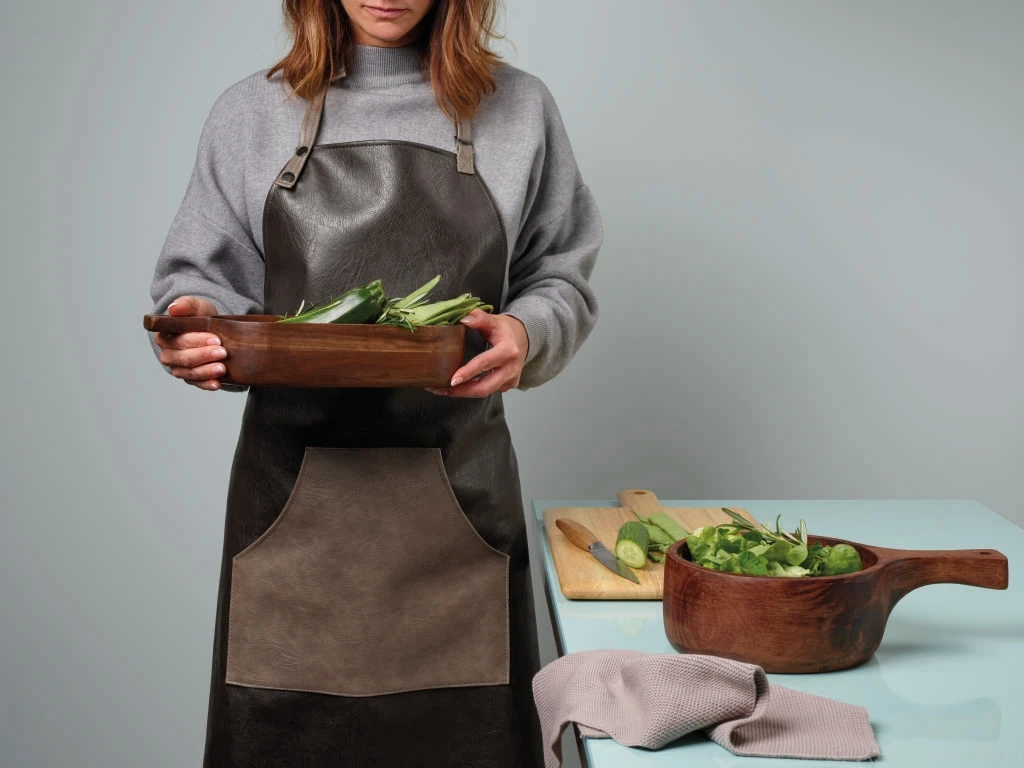 ASA Selection Keukenschort PVC Bruin 90 X 82 Cm - Afbeelding 3