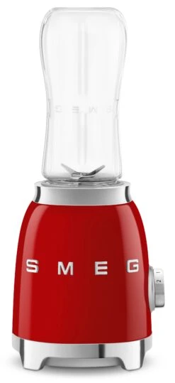 SMEG Smoothie Blender - Compact - Rood - 600 Ml - PBF01RDEU
