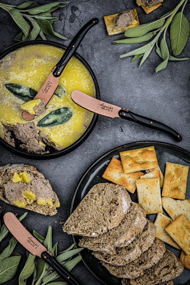 Laguiole Style De Vie Botermessen Prestige Line Koper - 4 Stuks - Afbeelding 2