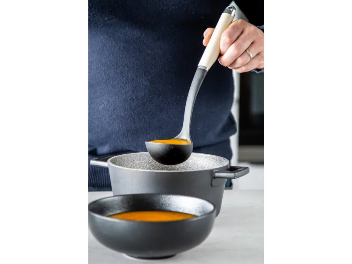 KitchenAid Soeplepel Core - Amandelwit - Afbeelding 3