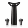 Vacu Vin Wijnpomp Met 2 Wijnstoppers - Wine Saver Concerto - Zwart