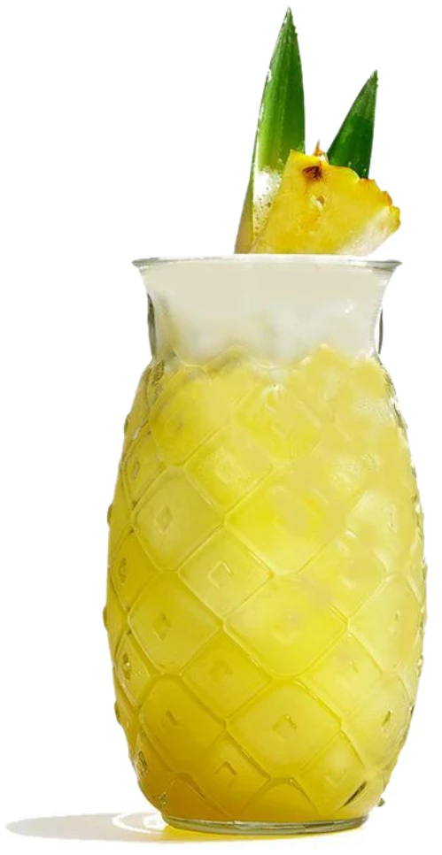 Cocktailglas / Tiki Ananas Glas - 400 Ml - 6 Stuks - Afbeelding 2