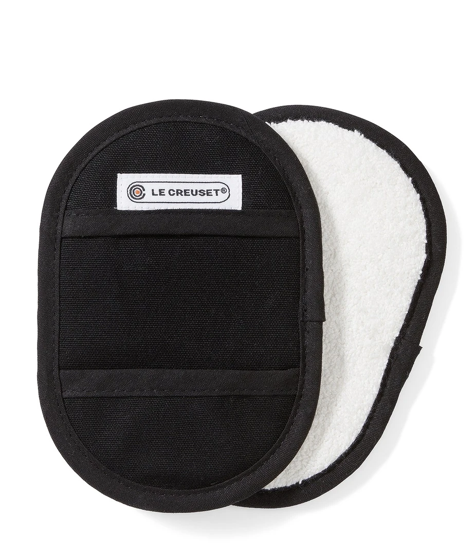 Le Creuset Pannenlappen - Zwart - 18 X 13 Cm - 2 Stuks