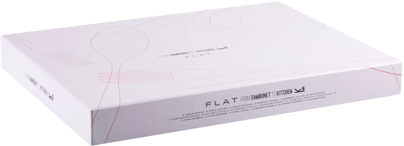 Sambonet Bestekset Flat - Champagne - 36 Delig / 6 Personen - Afbeelding 4