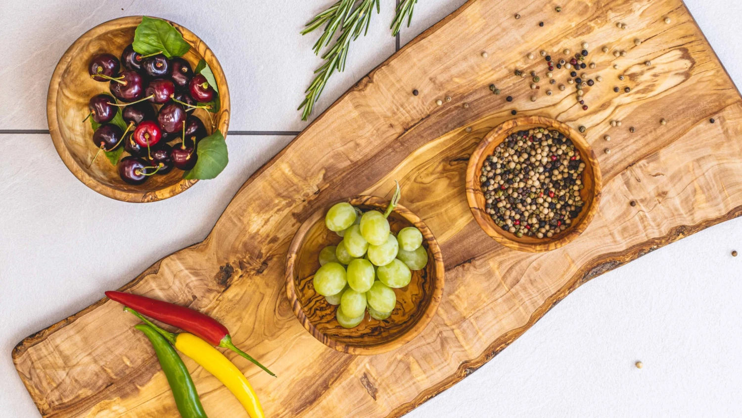 Jay Hill Serveerplank Tunea - Olijfhout - Schors XL 64 - 72 Cm - Afbeelding 6