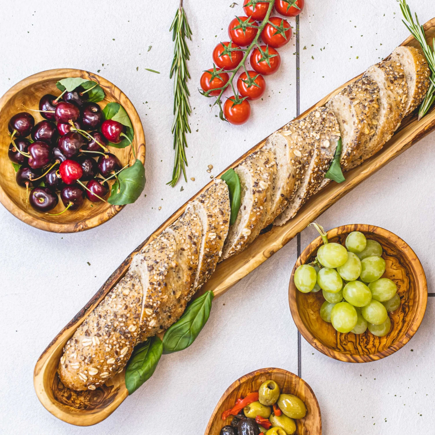 Jay Hill Stokbroodbak Tunea - Olijfhout - 50 Cm - Afbeelding 2