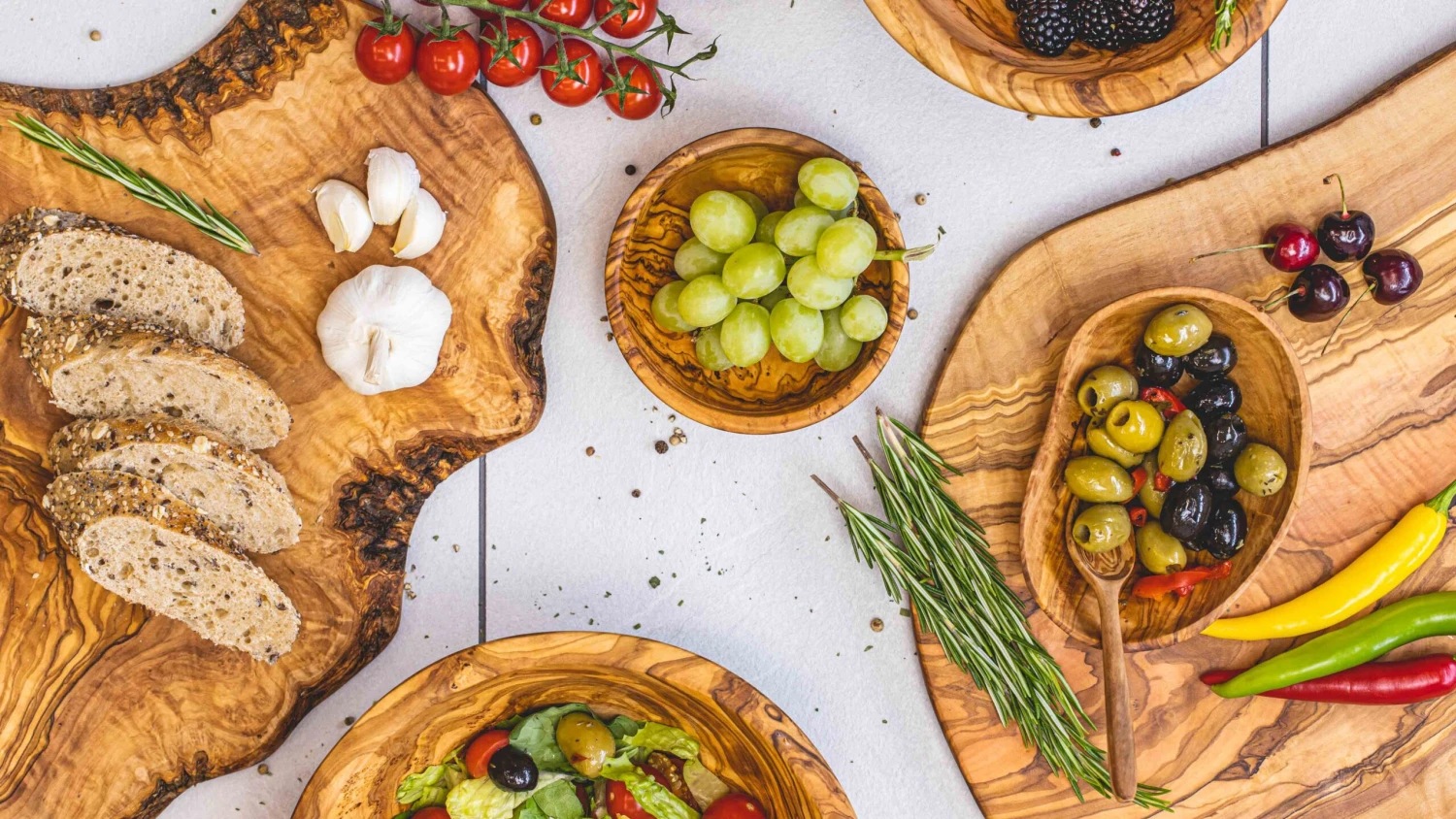 Jay Hill Serveerplank XL Tunea - Olijfhout - 55 - 64 Cm - Afbeelding 4