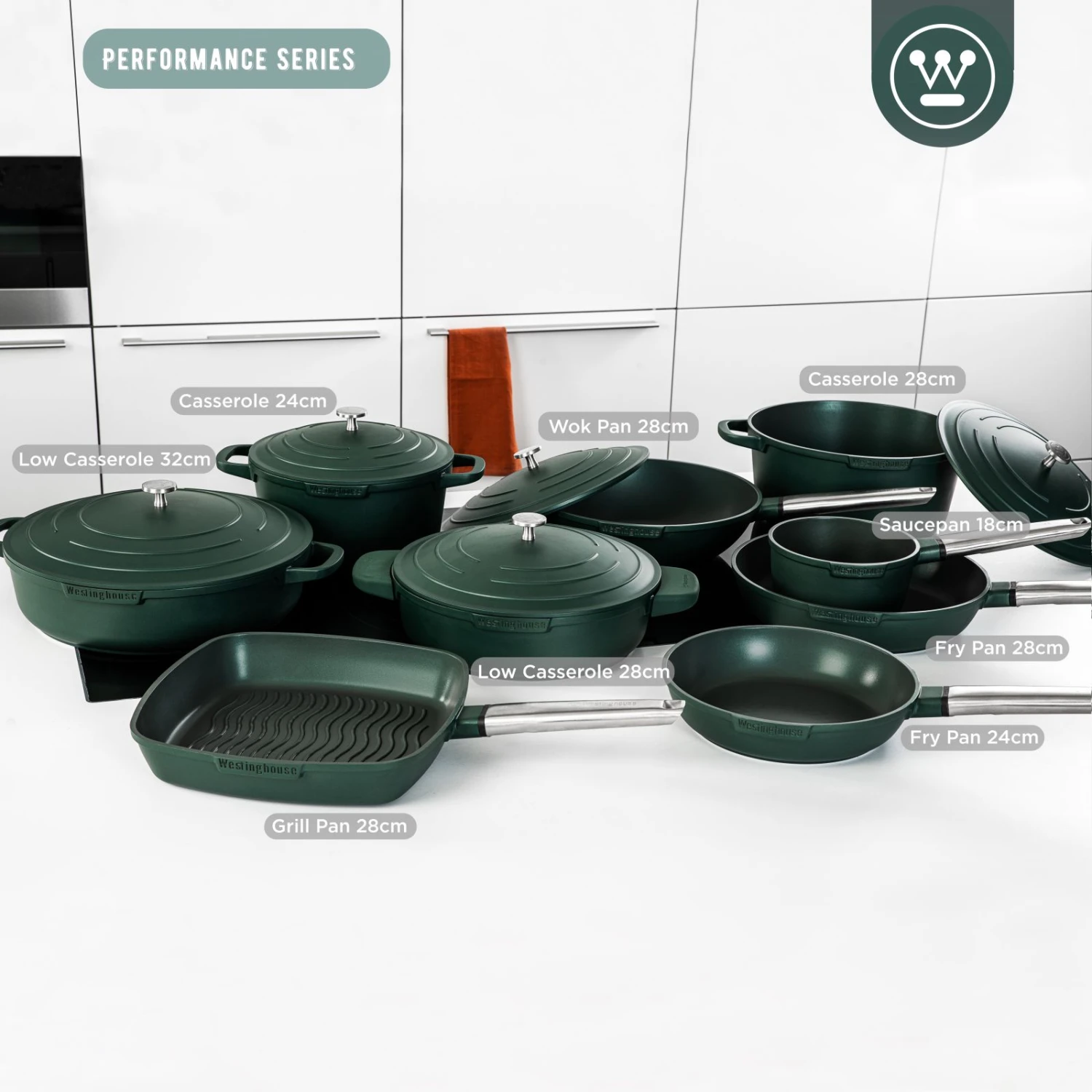 Westinghouse Braadpan Performance - Gracious Green - ø 24 Cm / 4.5 Liter - Afbeelding 5
