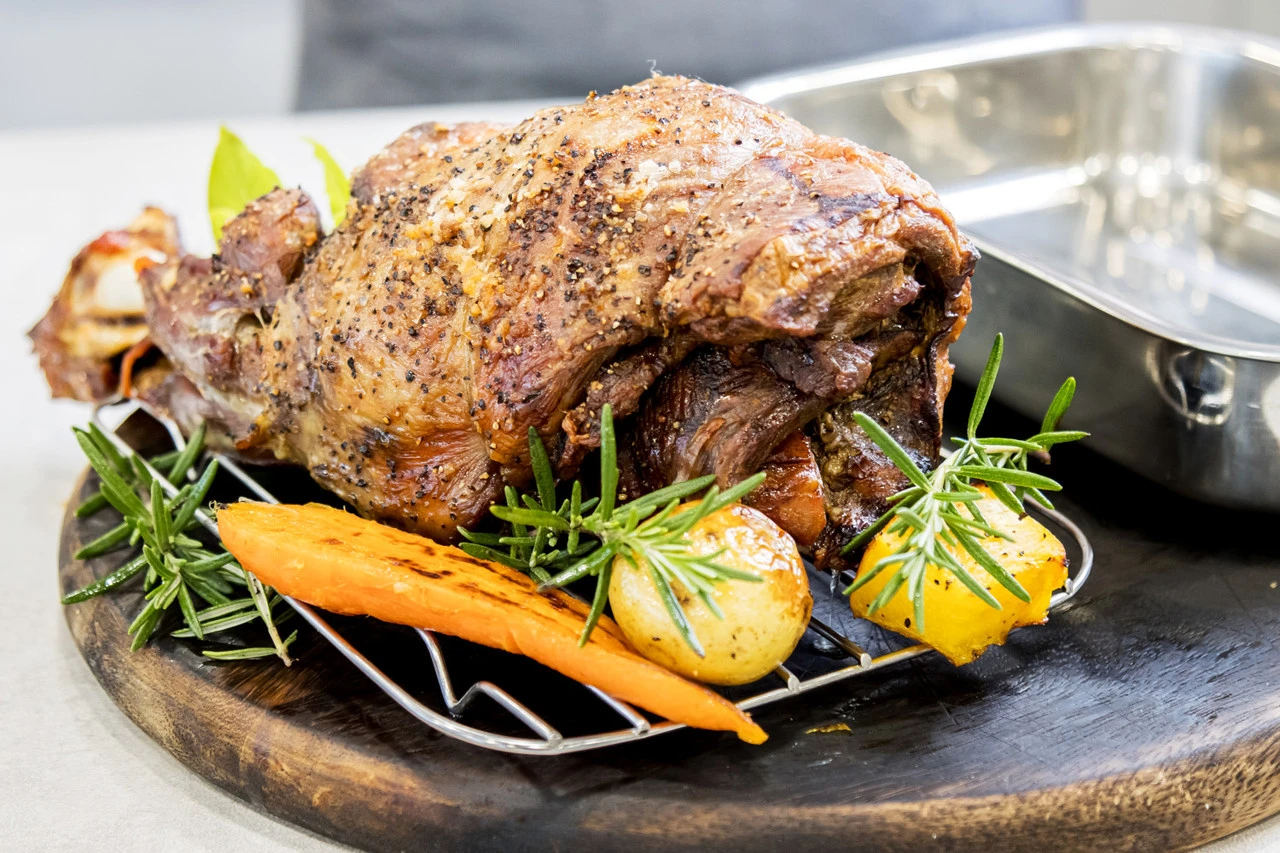 KitchenCraft Braadslede Met Rooster - 27 X 20 Cm - Afbeelding 3