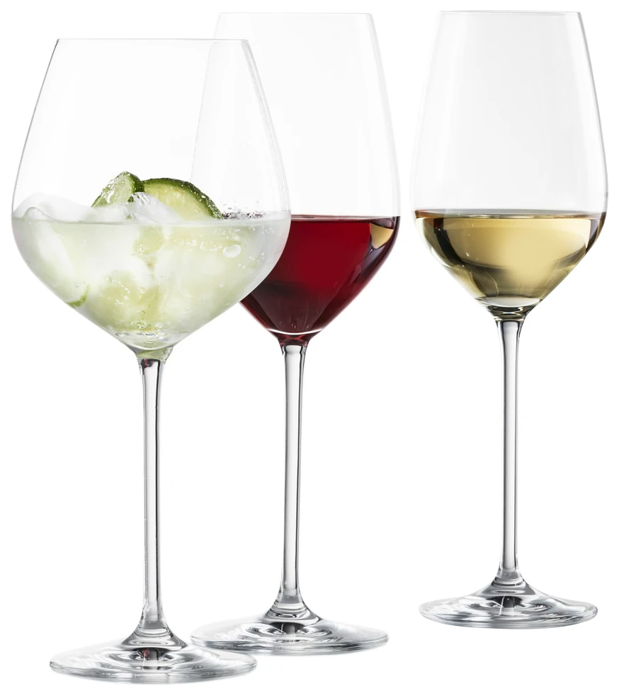 Schott Zwiesel Wijnglazen Fortissimo - Set 18 Delig - Witte En Rode Wijnglazen & Gin Tonic Glazen - Afbeelding 2