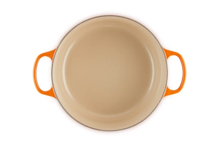 Le Creuset Braadpan Signature - Oranjerood - ø 28 Cm / 6.7 Liter - Afbeelding 3