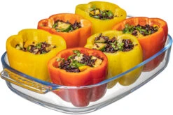 Sareva Ovenschaal - Hittebestendig Glas - 34 X 22 X 6 Cm / 2.7 Liter