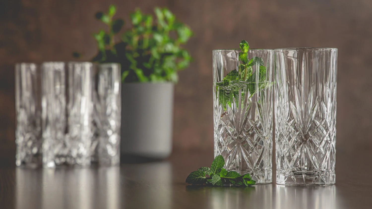 Cookinglife Glazenset (cocktailglazen & Longdrinkglazen) Moy - 12 Delige Set - Afbeelding 4