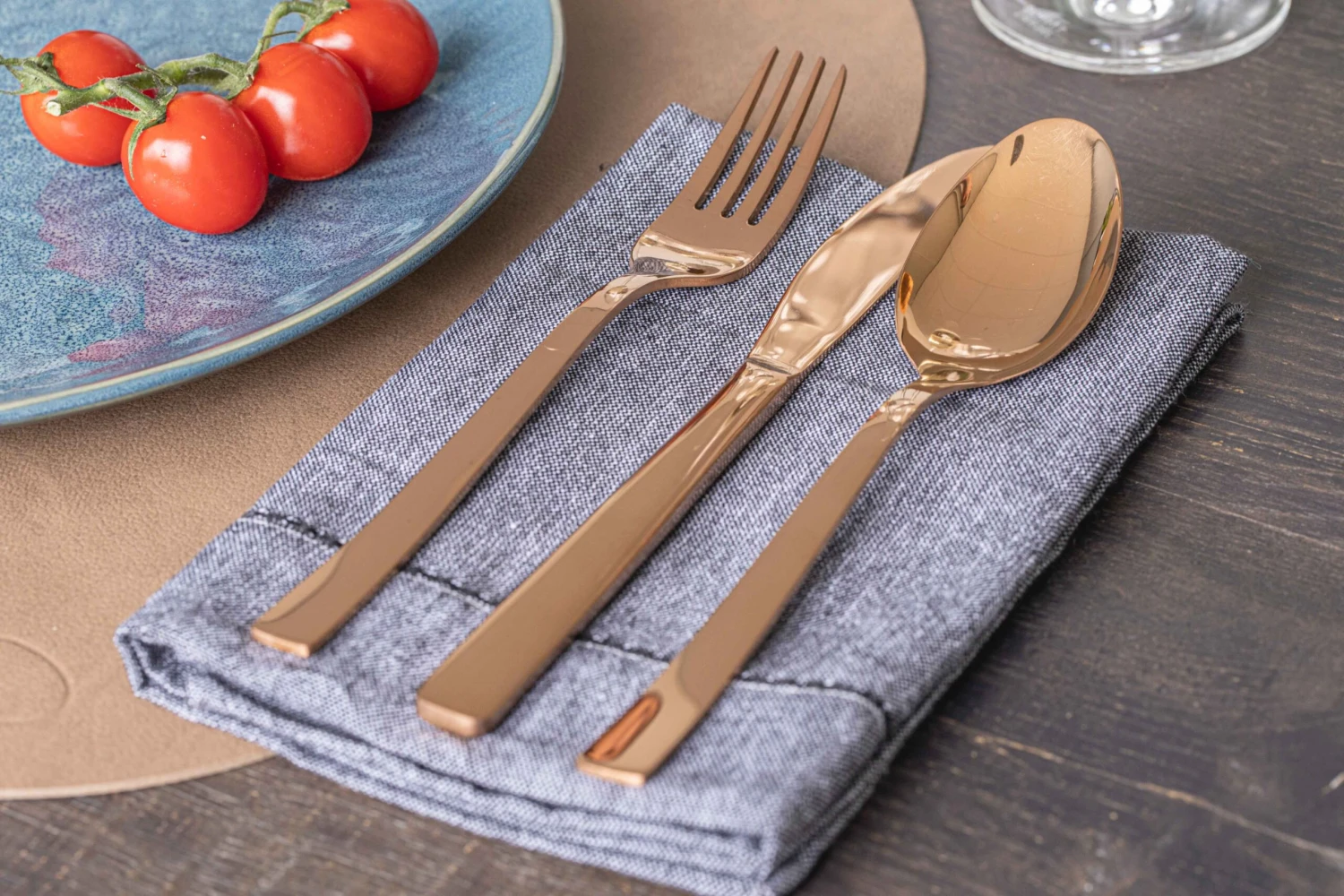 Sareva Bestekset - Koper - 4-delig - Afbeelding 7