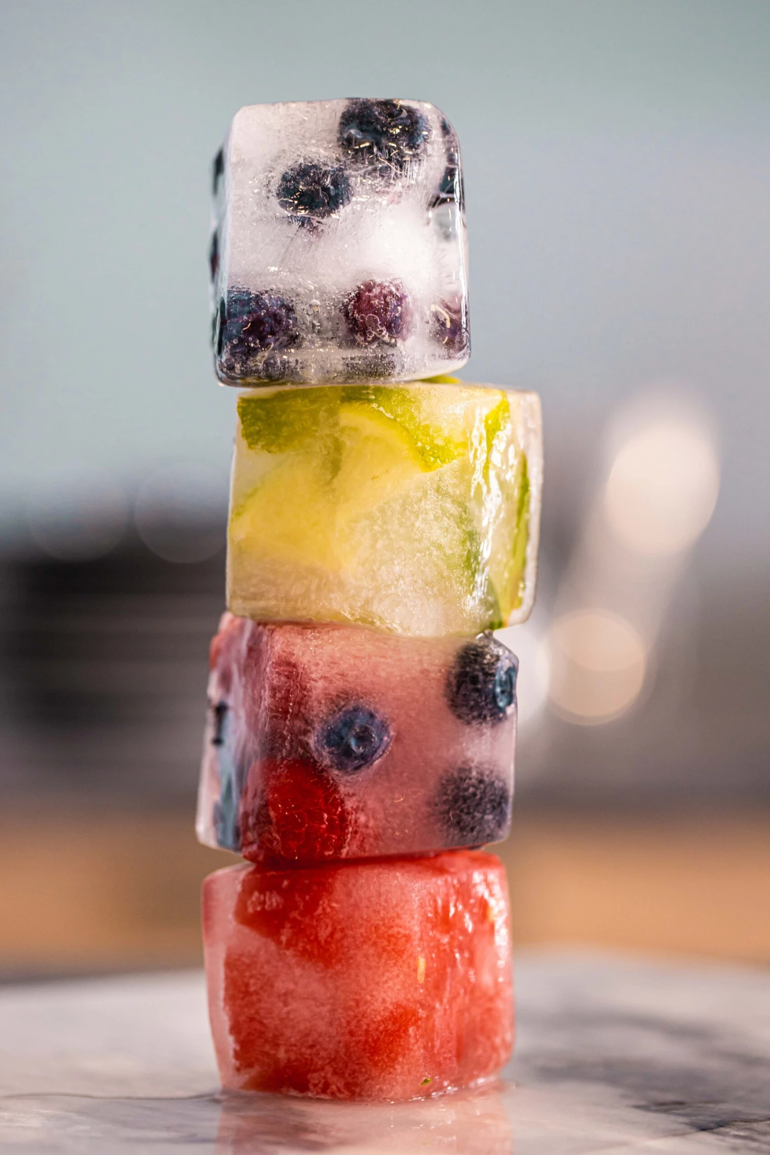 Sareva IJsblokjesvorm - 20 Vierkante Ijsblokjes - Siliconen - Easy Release - Herbruikbaar - Afbeelding 2