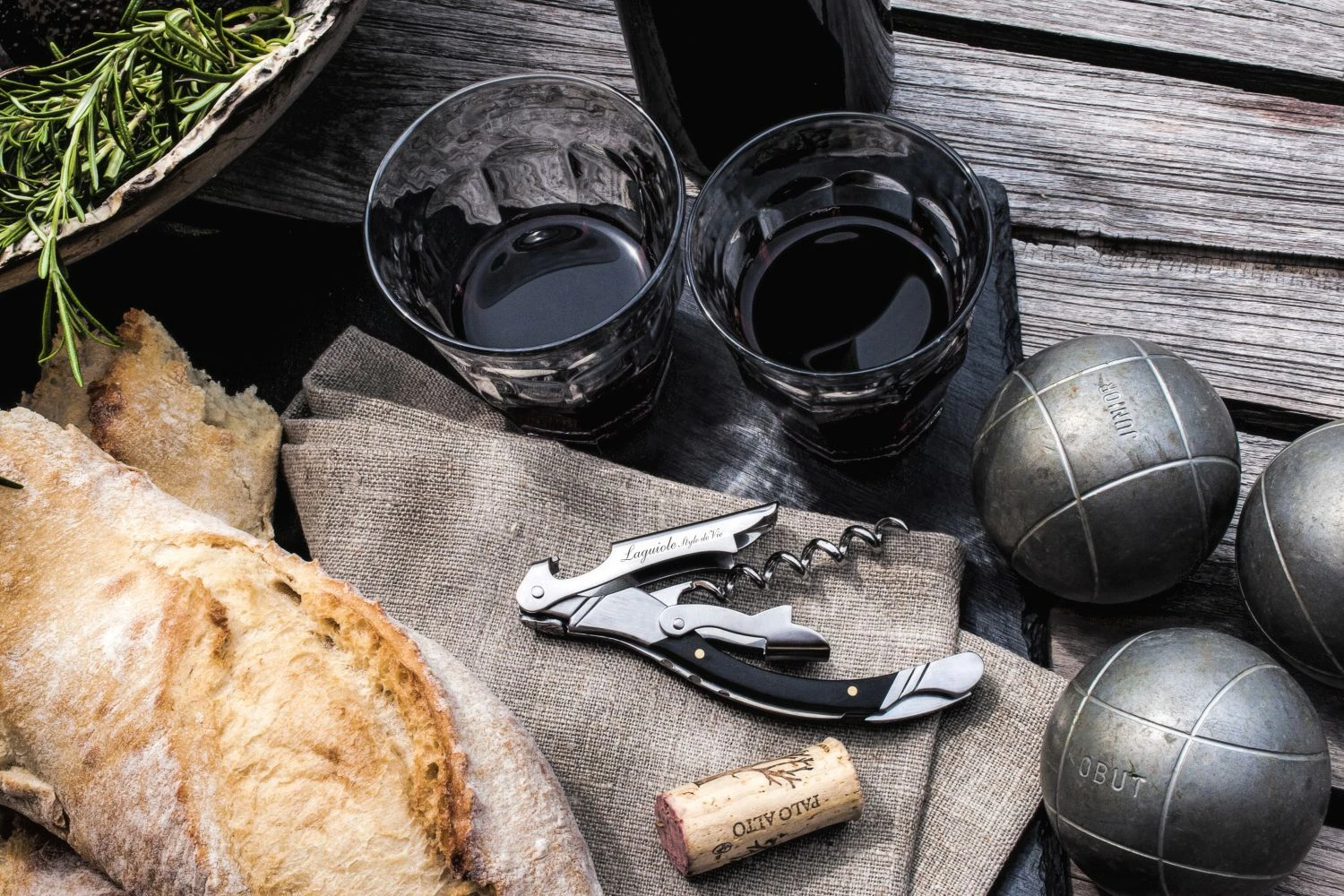 Laguiole Style De Vie Kurkentrekker - Zwart Hout - Afbeelding 3