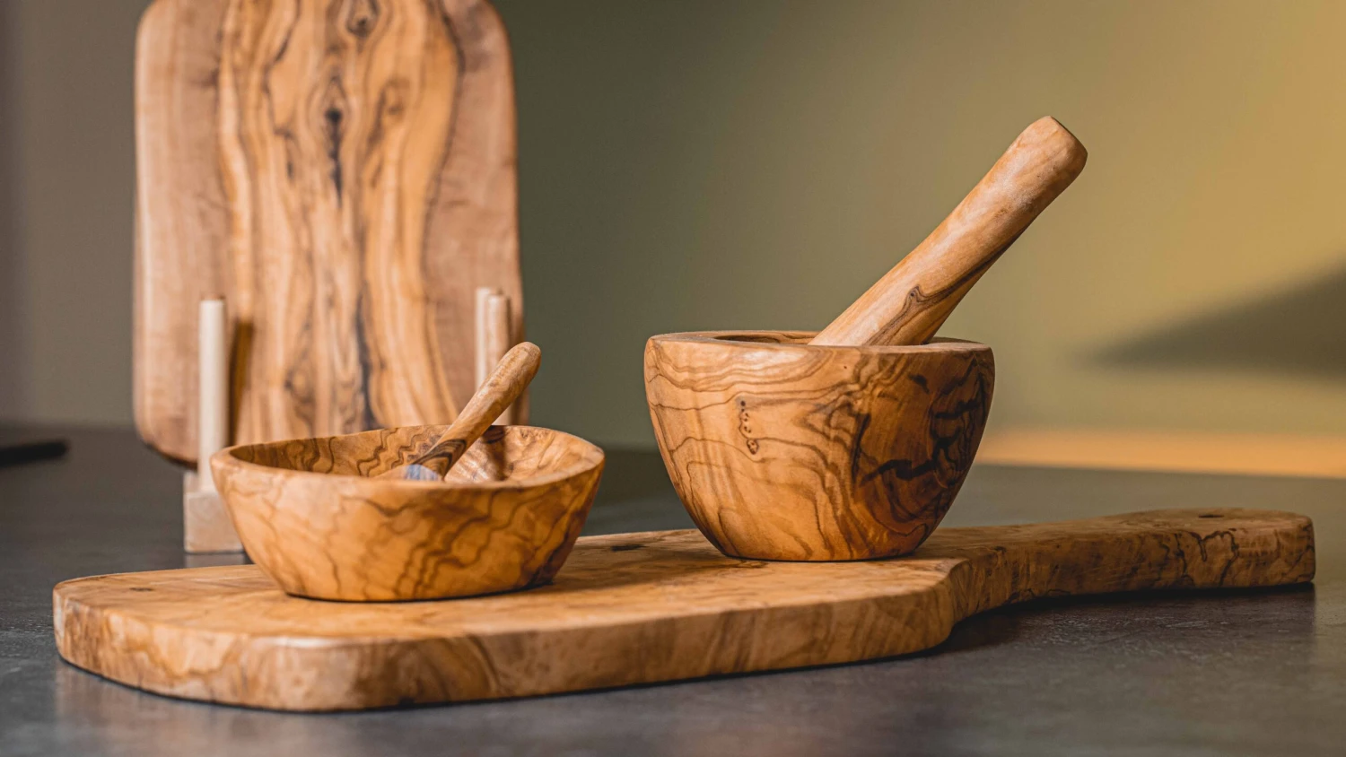 Jay Hill Sauslepel Tunea - Olijfhout - 30 Cm - Afbeelding 4