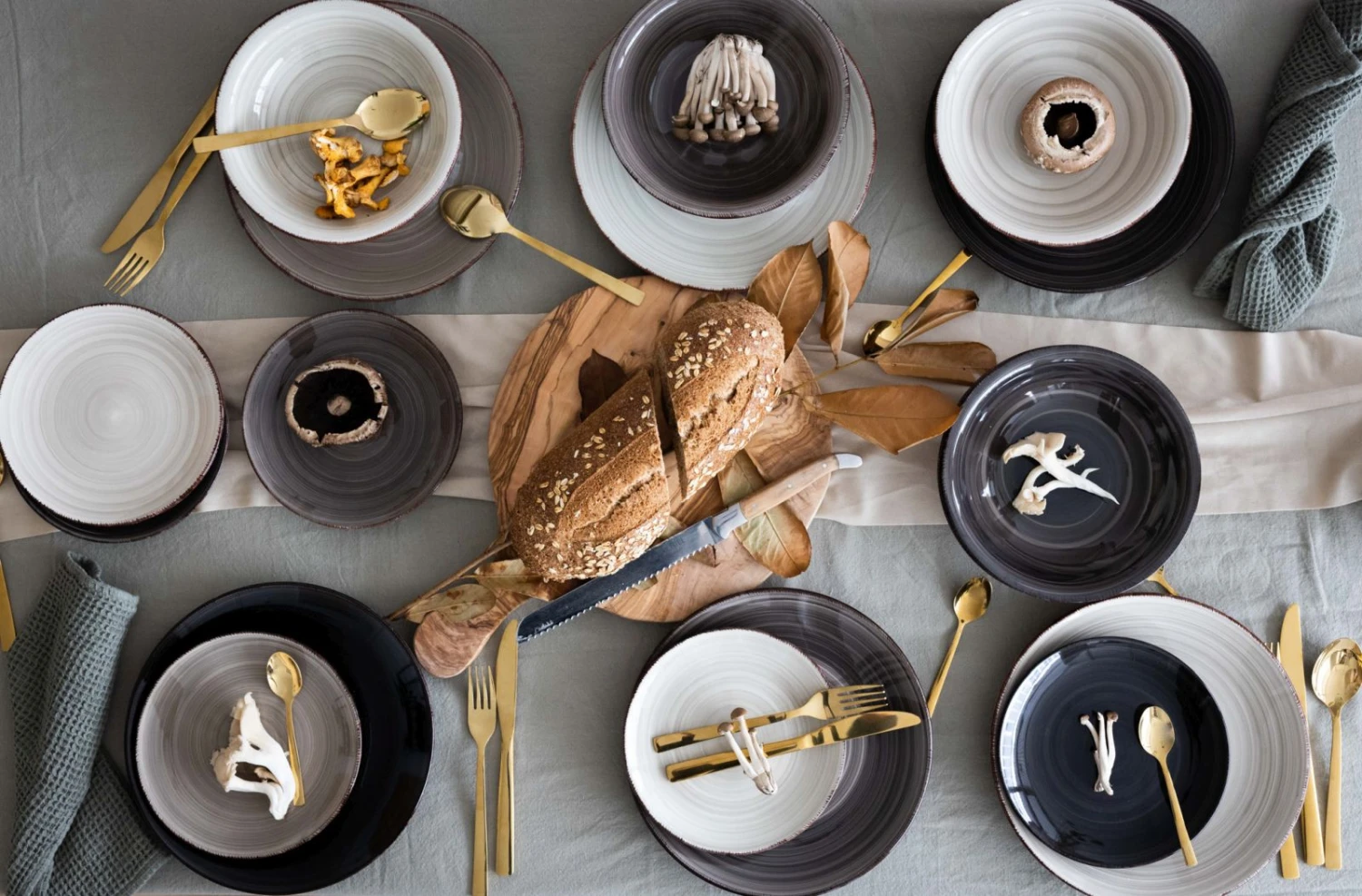 Studio Tavola Kleine Kommen Vintage Loft ø 12 Cm - 6 Stuks - Afbeelding 4